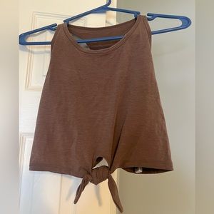 NWT GapFit Breathe Tie-Front Cropped Brami